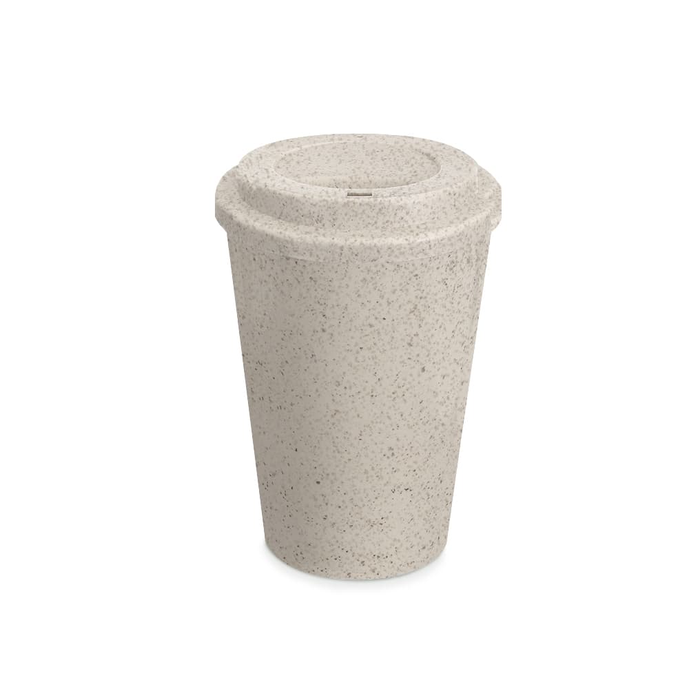 COPO FIBRA DE ARROZ C/ TAMPA 450ML