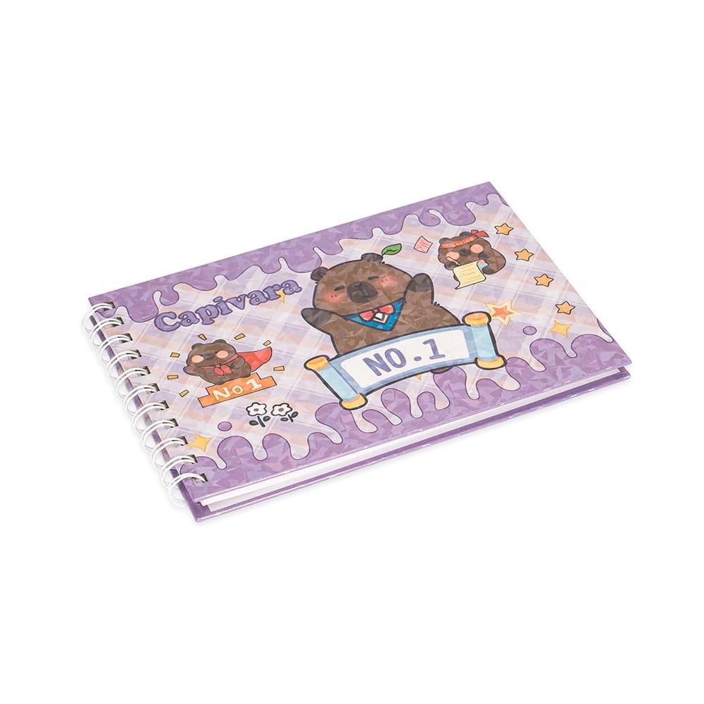 CADERNO PARA COLORIR CAPIVARA