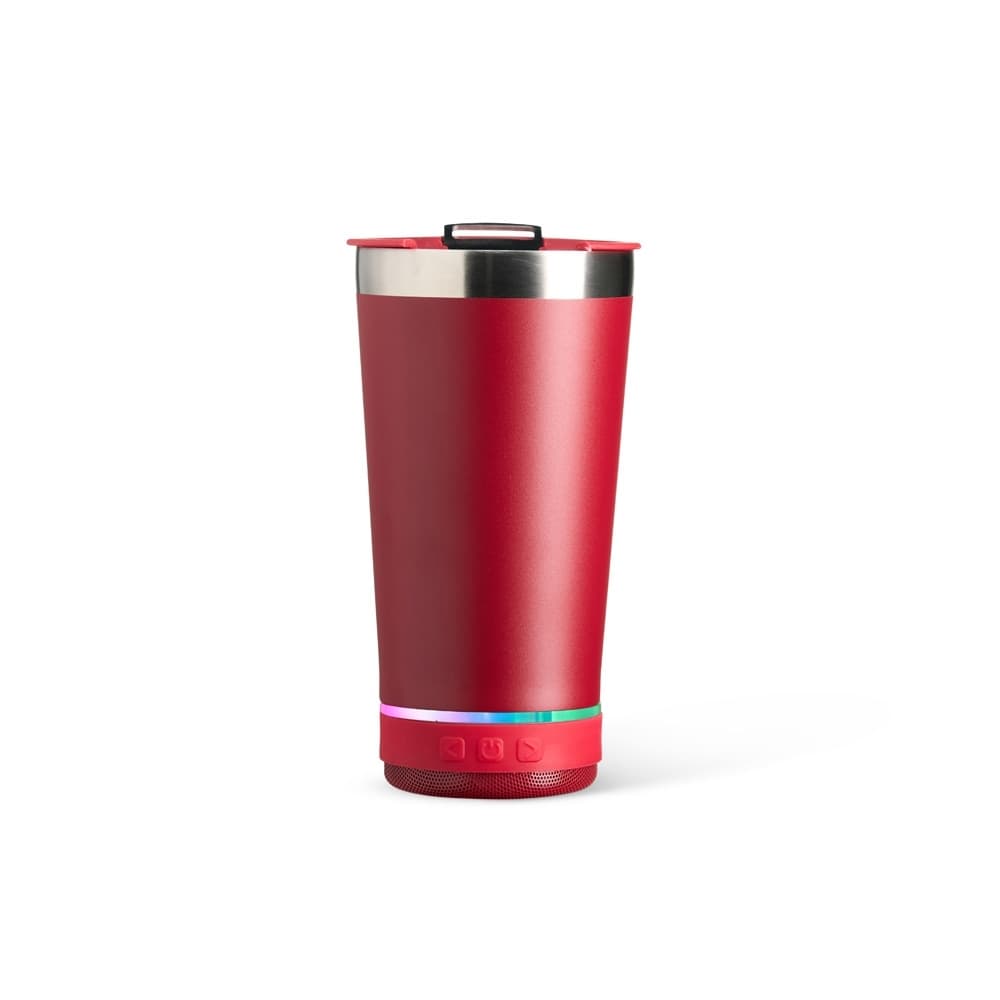 COPO TÉRMICO 400ML C/ CAIXA DE SOM