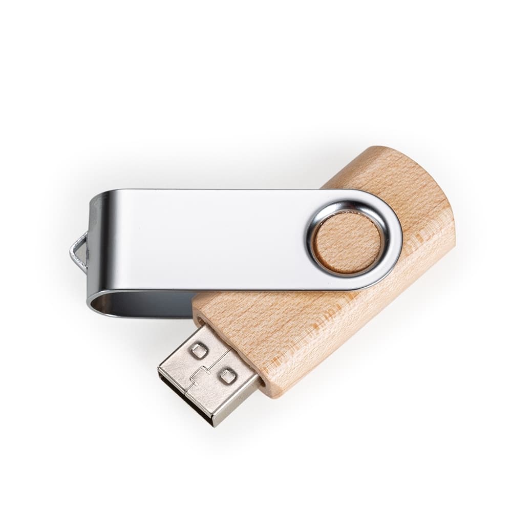 PEN DRIVE ECOLÓGICO GIRATÓRIO 16GB
